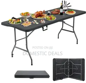 Foldable Outdoor Indoor Plastic Table 180cm