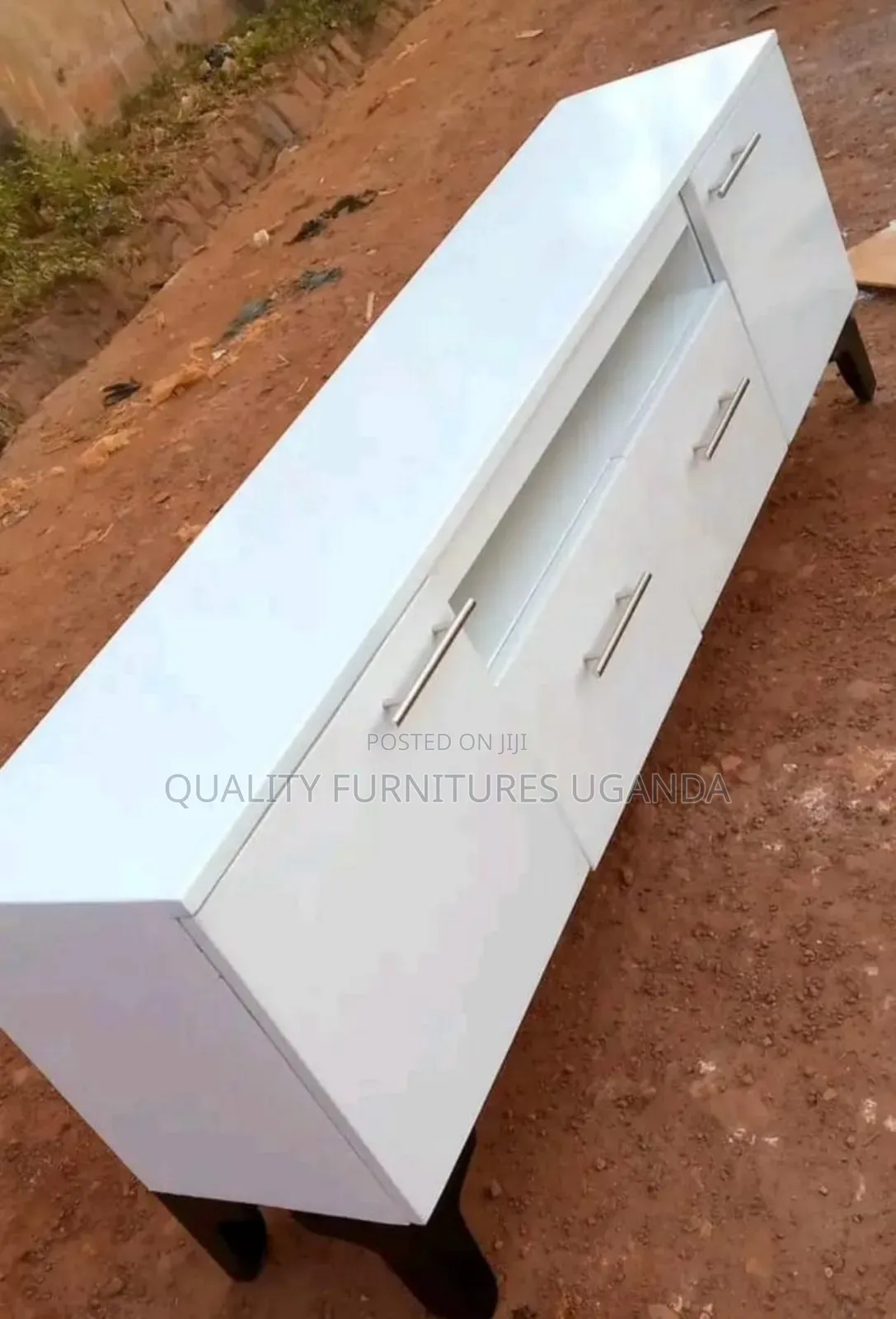 Metallic Handled Television Stands