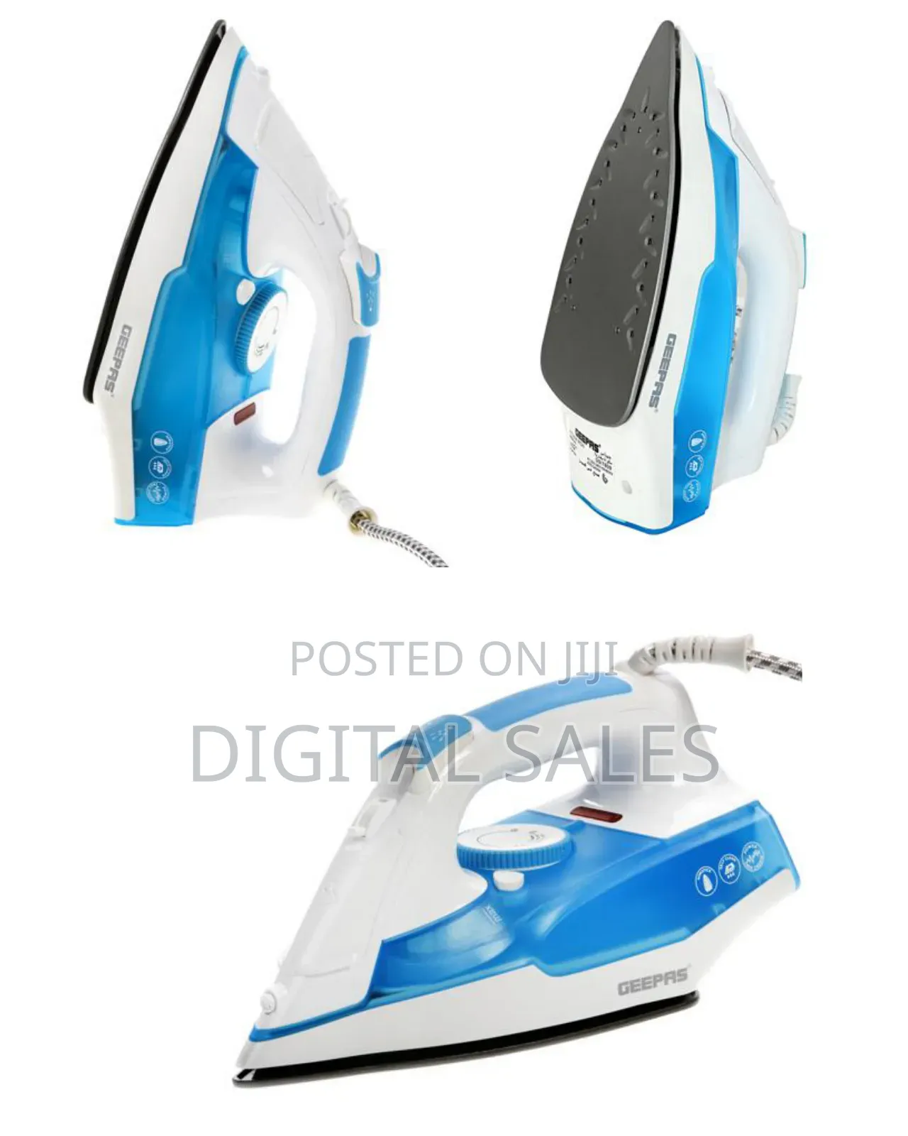 Blue Electric Geepas Iron