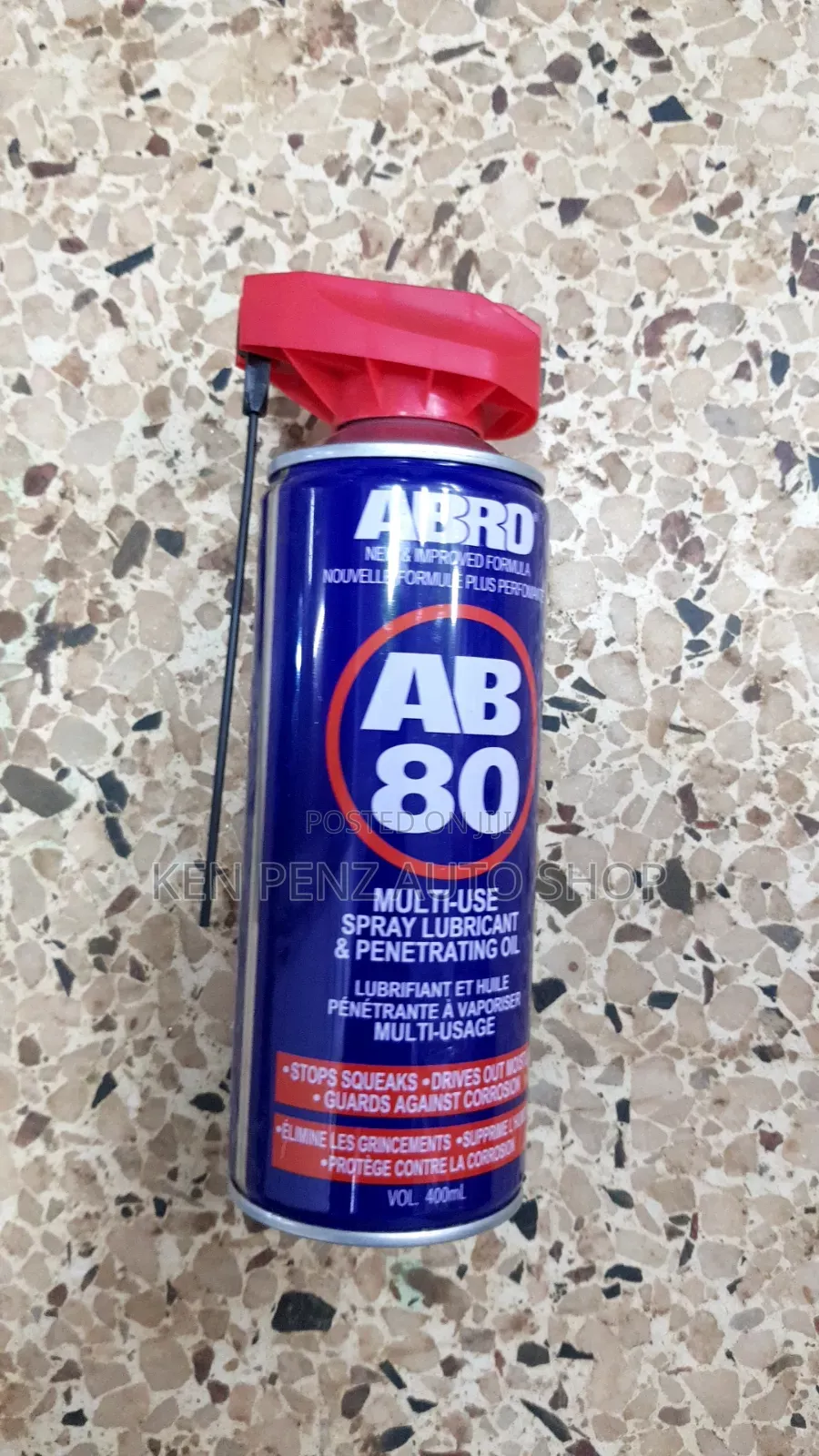 Abro Ab-80 Spray Lubricant and Penetrating Oil for Car Joints Use