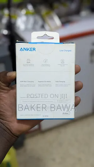 Anker 322 Usb-C to Usb-C Cable (3ft Braided).