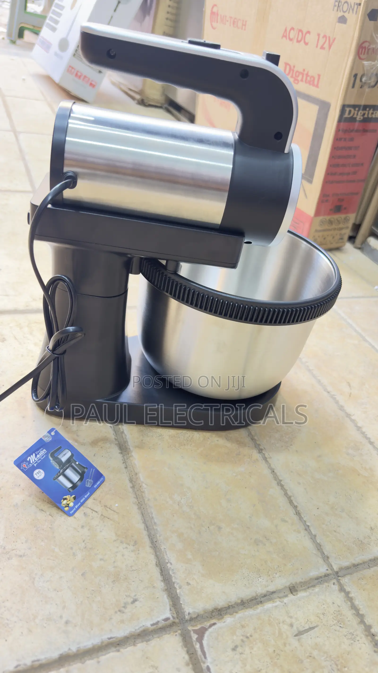Hand Mixer With Bowl Electro Master