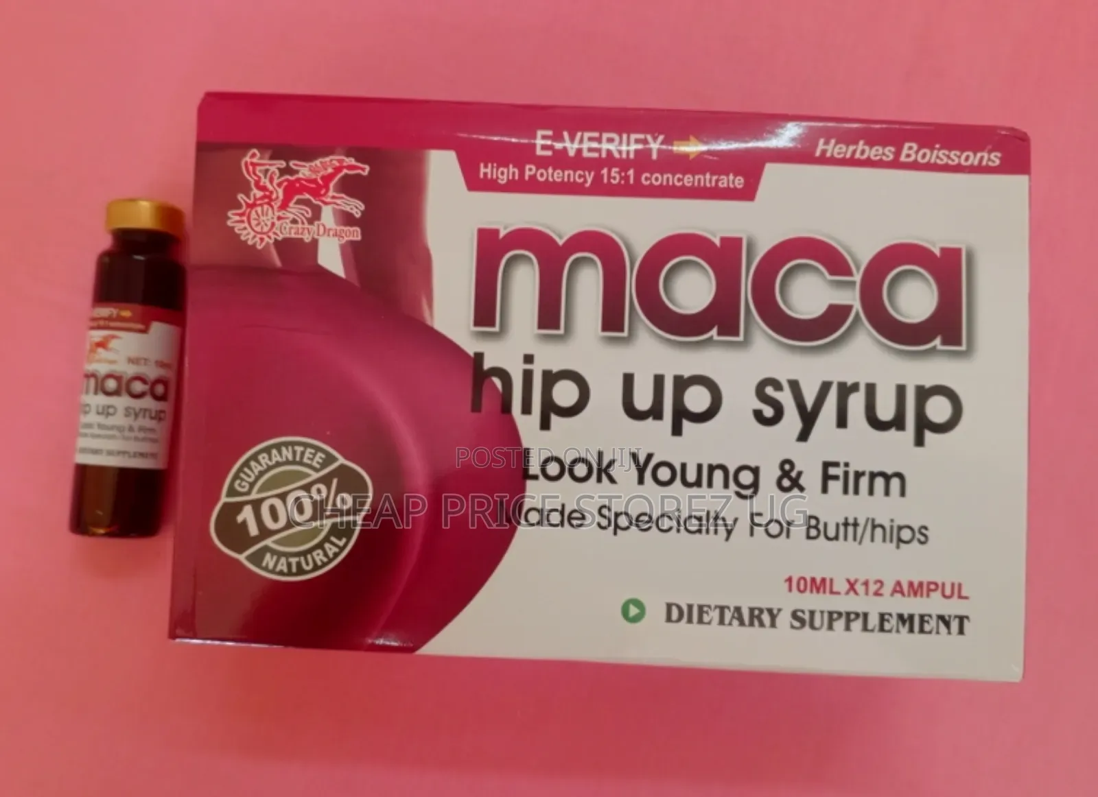Crazy Dragon Maca Hip and Buttocks Ampoule