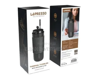 Thermal Tumbler With Infusion Filter, 520ml With Straw