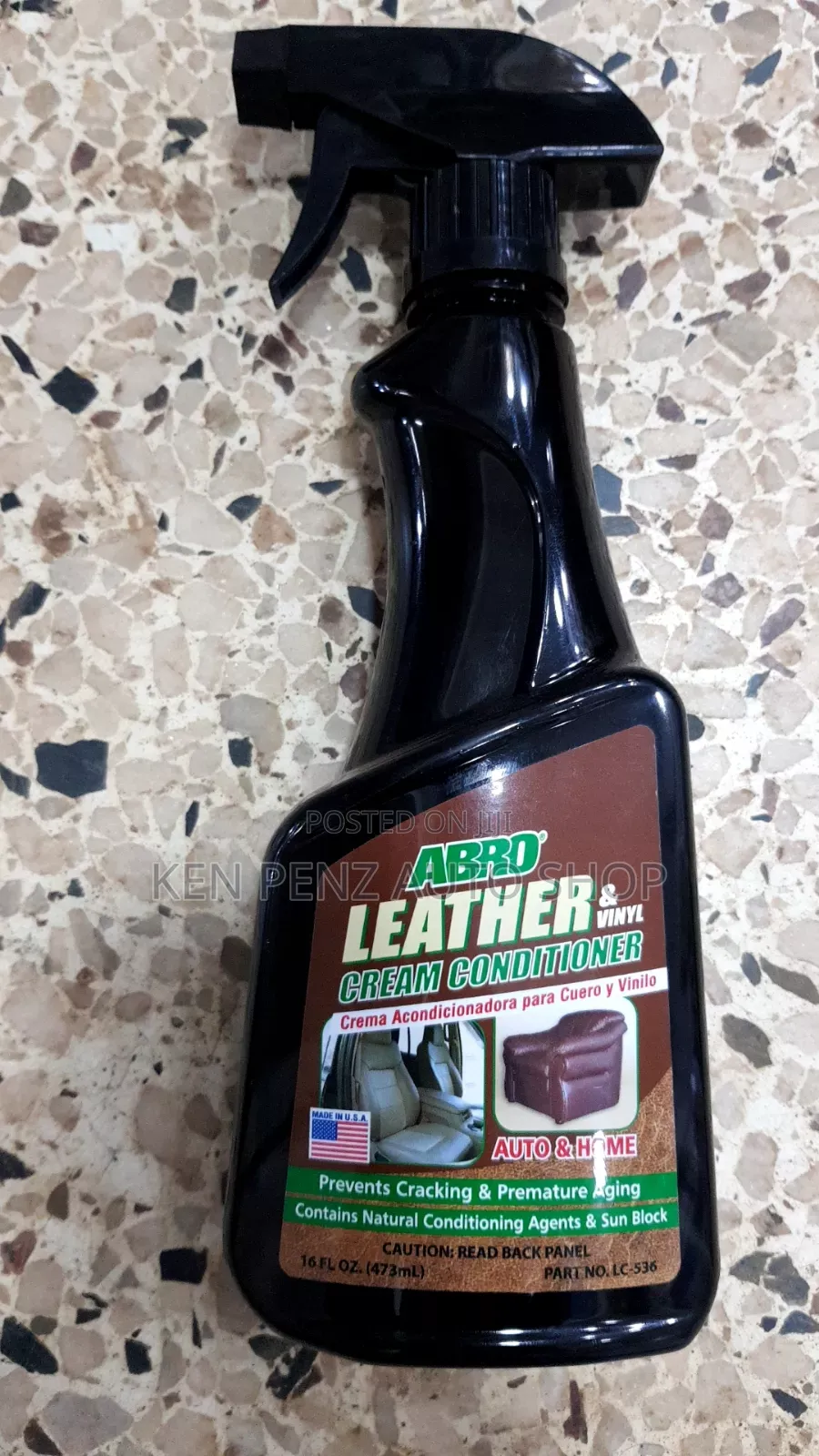 Abro Leather and Vinyl Cream Conditioner