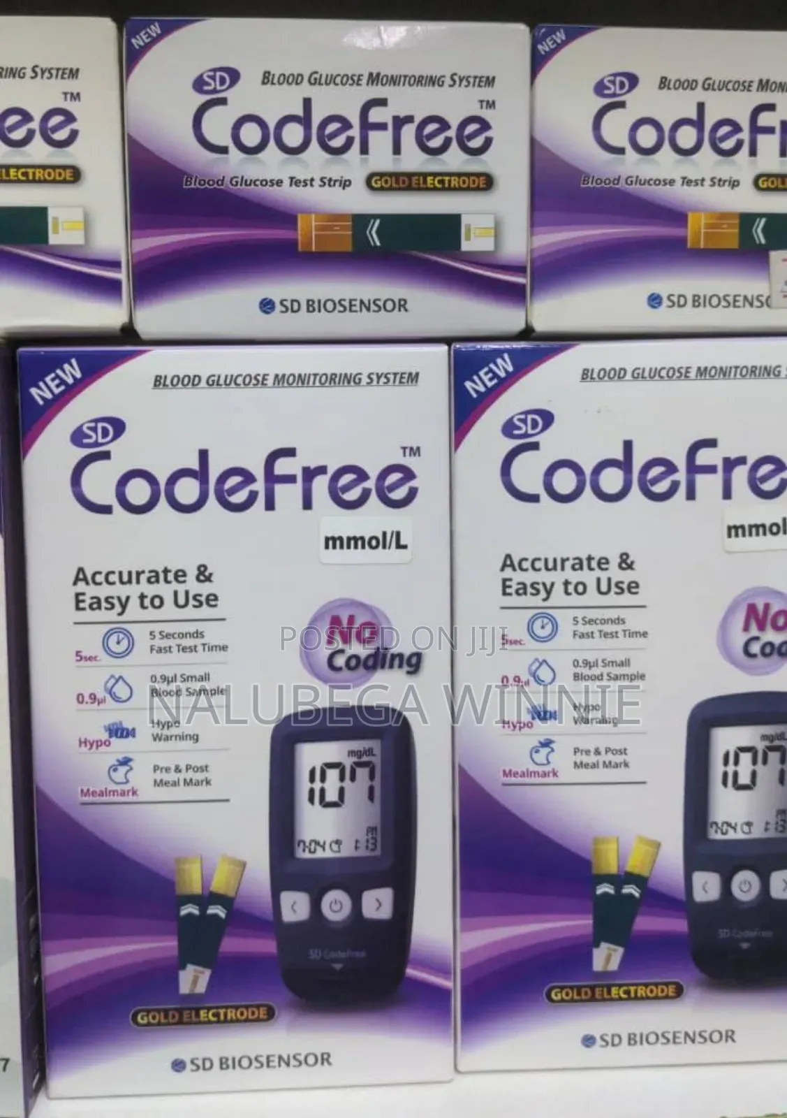 Codefree Glucometer Machine and Strips