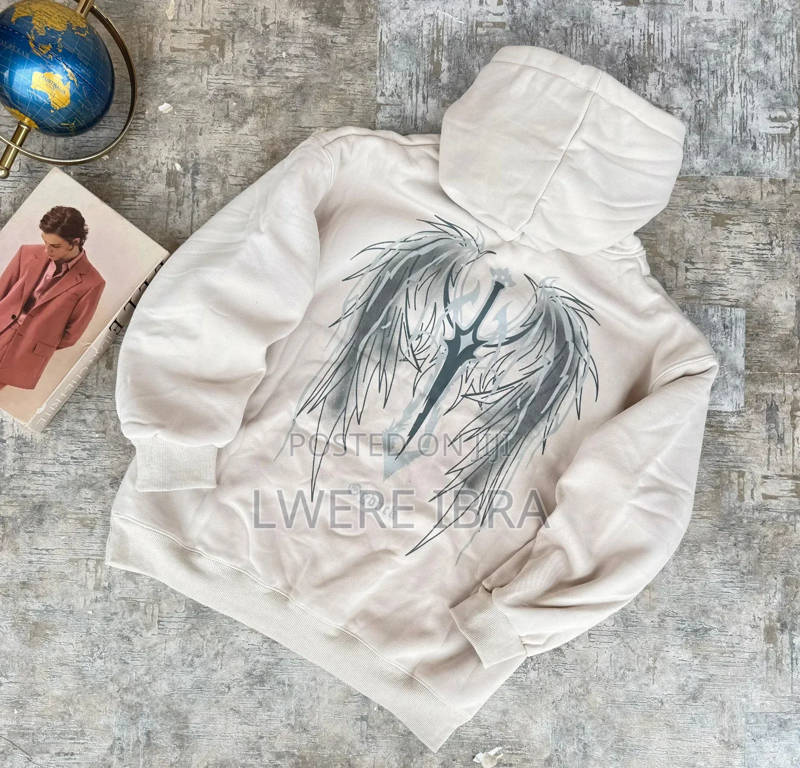 Cream Heavy Hoodies
