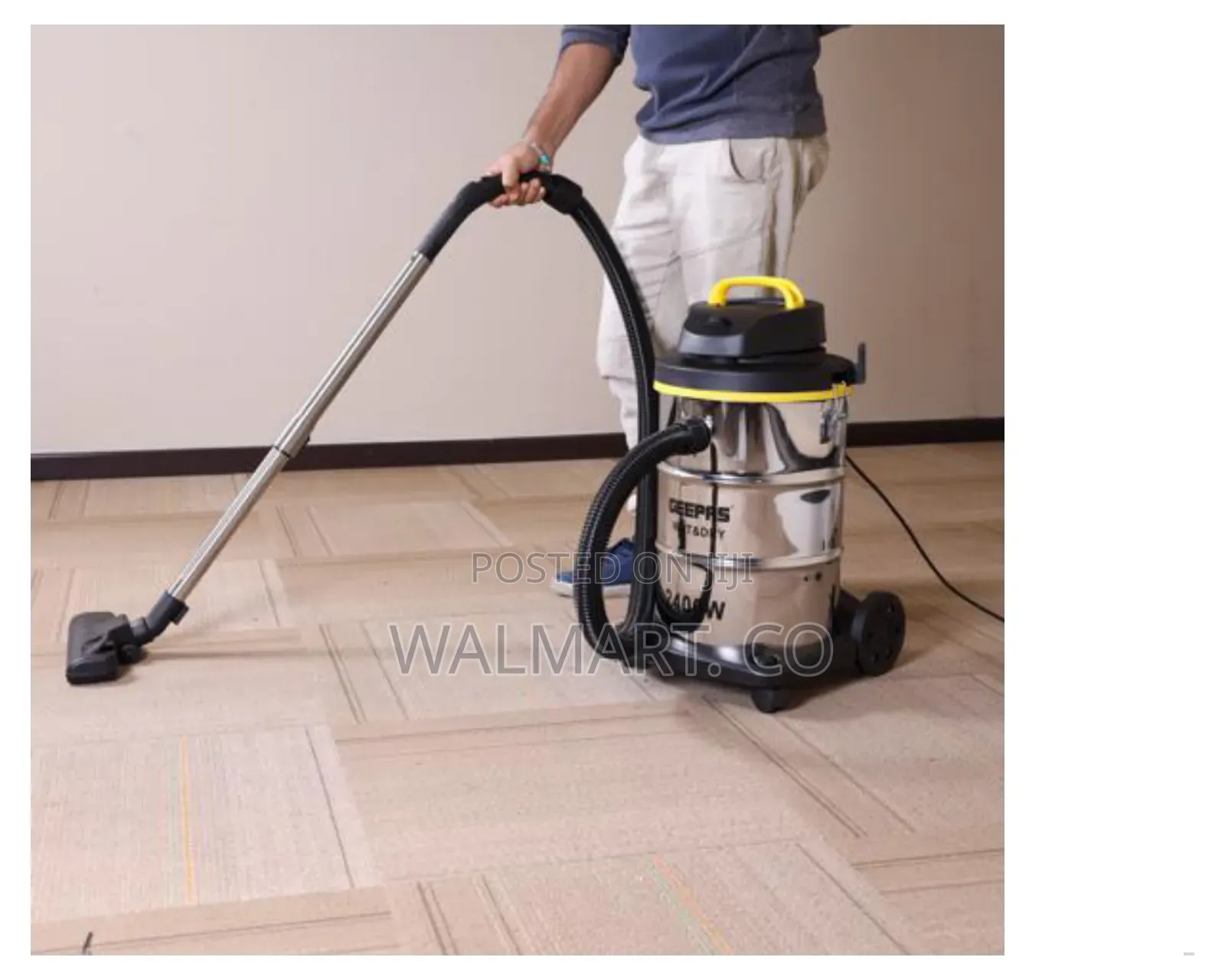 Geepas 2 in 1 Wet and Dry 23lsteel Drum Tank Vacuum Cleaner