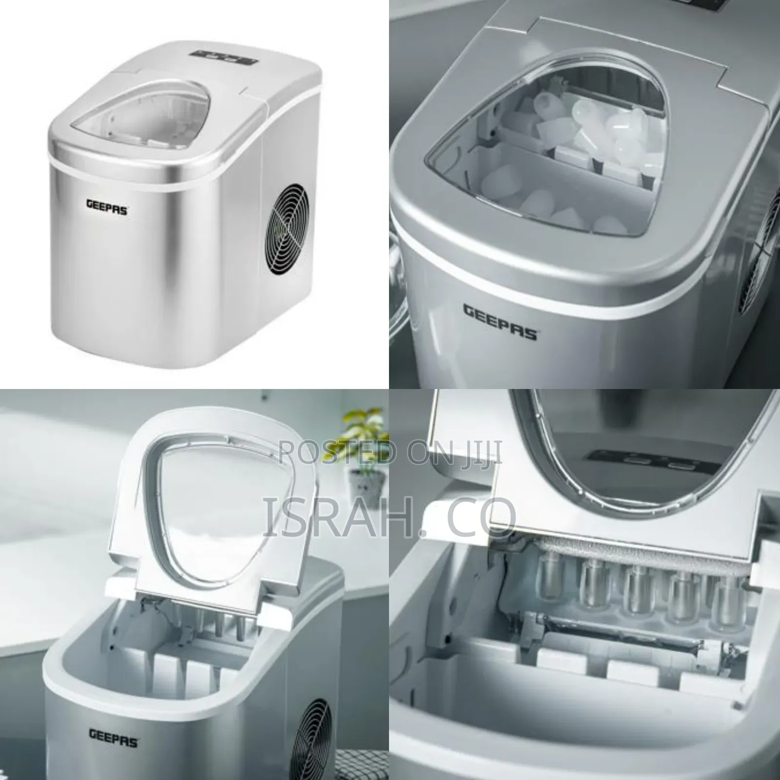 Geepas Portable Automatic Ice Cube Maker Machine.