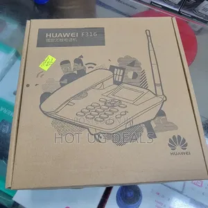 Huawei Gsm Desktop Phone For Offices Wide Screen, Black.