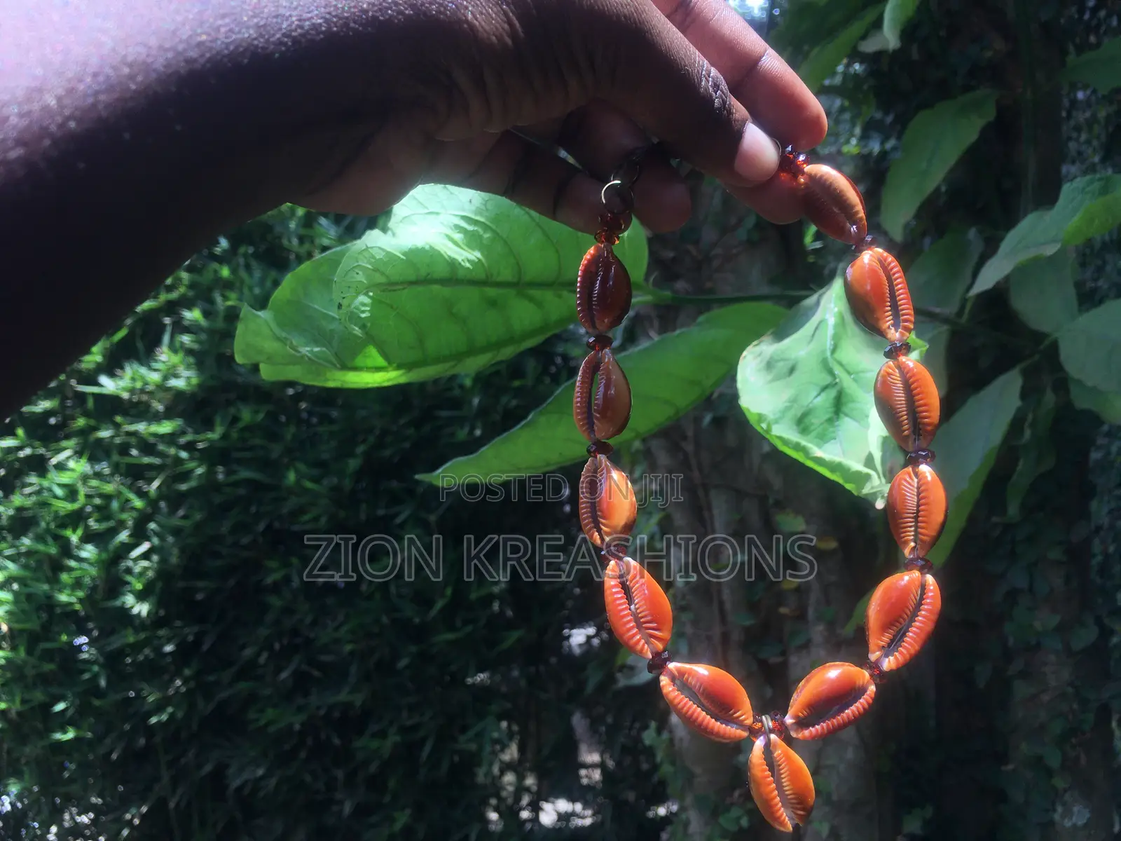 Honey Cowrie Shells Necklace