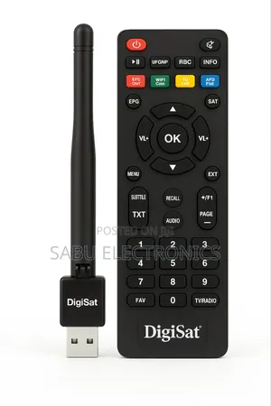 Digisat Wifi Dongle + Remote Control – Complete Receiver Bundle