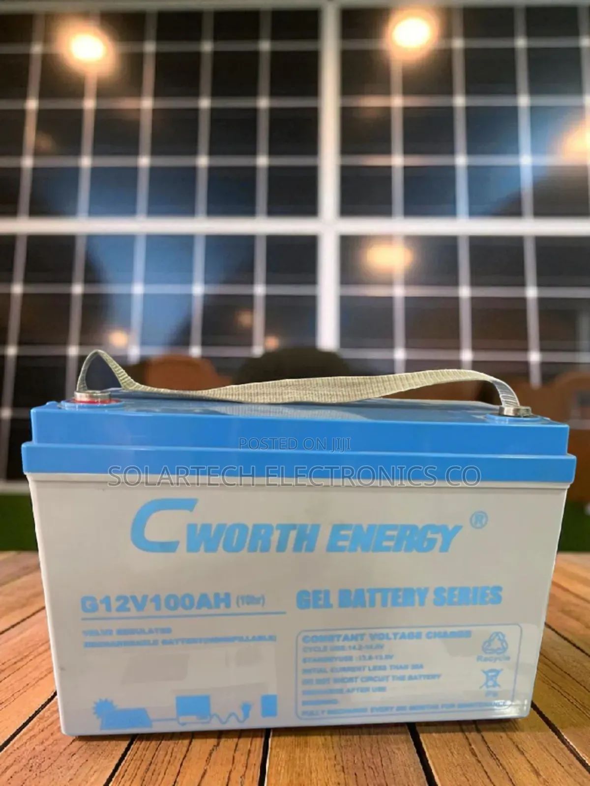 Power Up With Cworth Energy's 100ah High-Performance Gel Battery