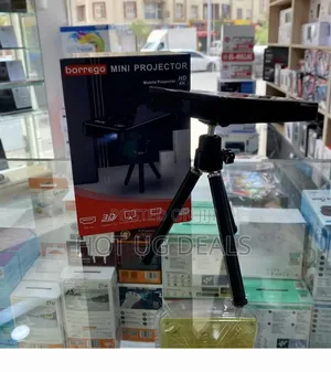 Borrego Compact Portable Dlp Mini Projector With Tripod