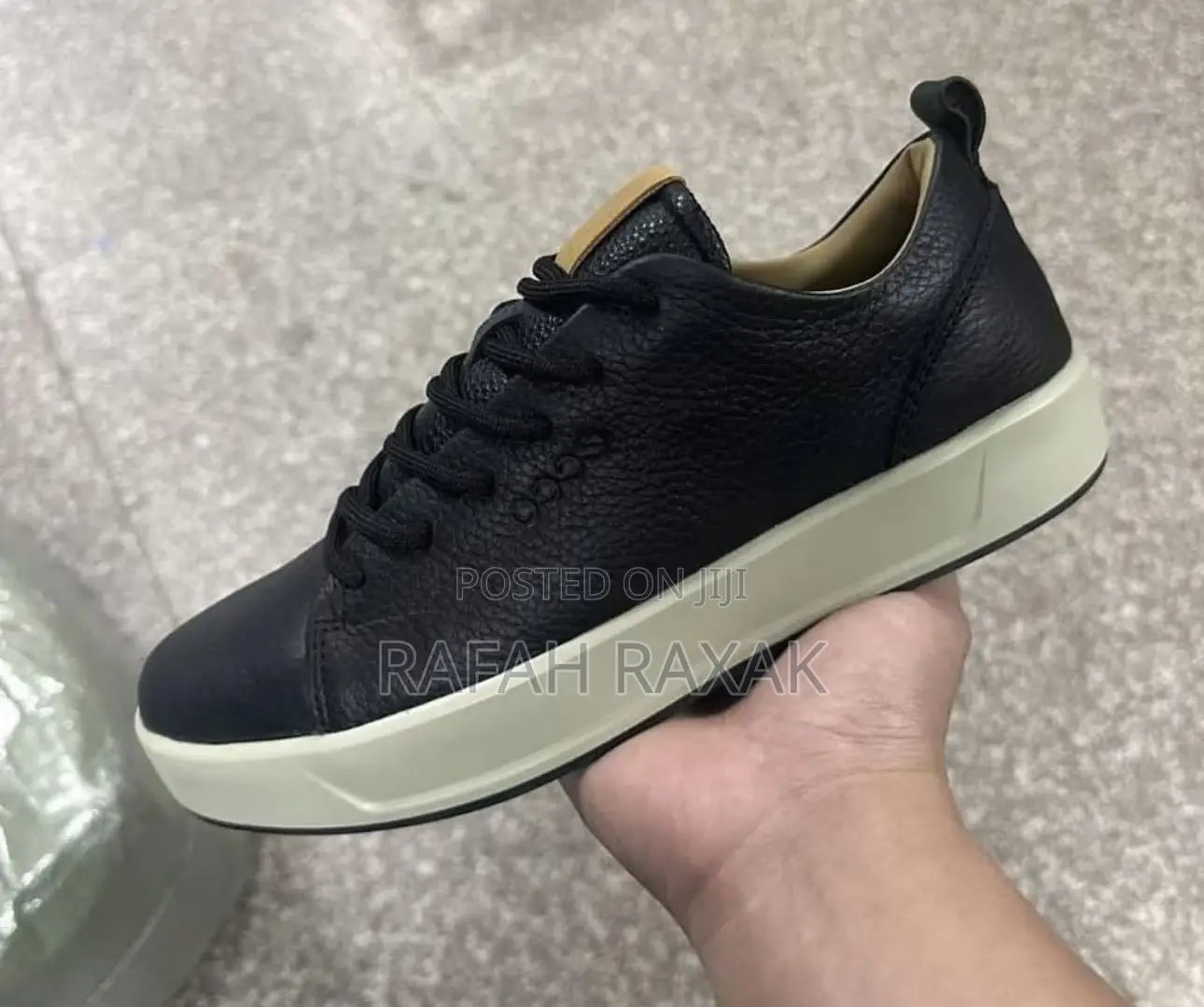 Original Men’S Ecco Smart Casual Low Top Leather Sneakers