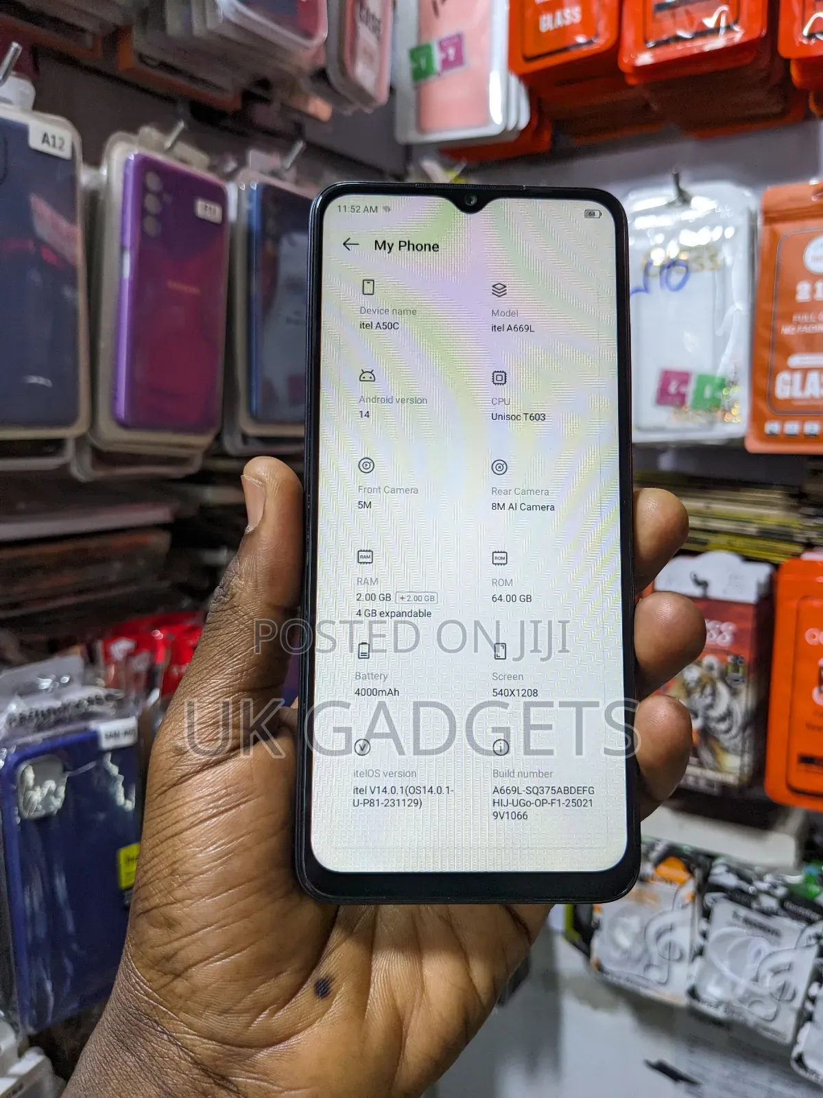 Itel A50C 32 GB Black