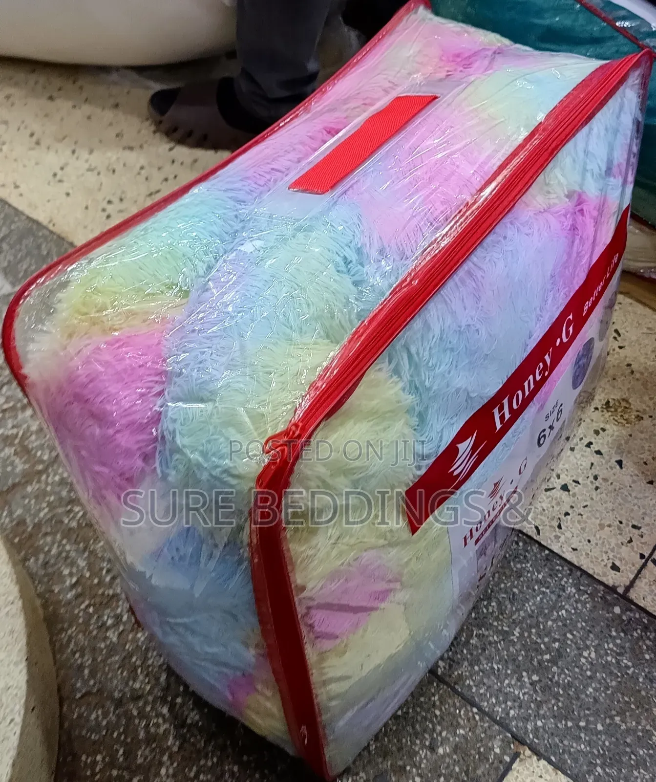 Rainbow Fluffy Duvet