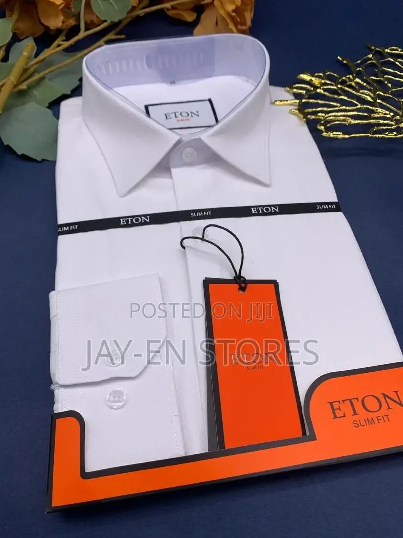 Plain White Eton Shirt