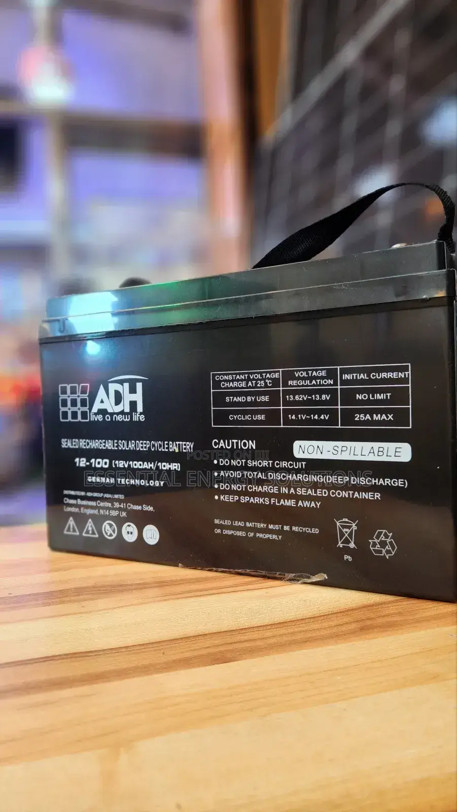 100ah 12v Gell Battery