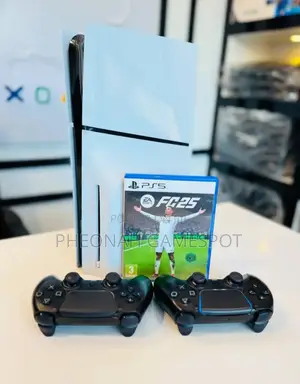 Ps5 Slim: The Complete Package—Console, Controller, 2 Digital Games.