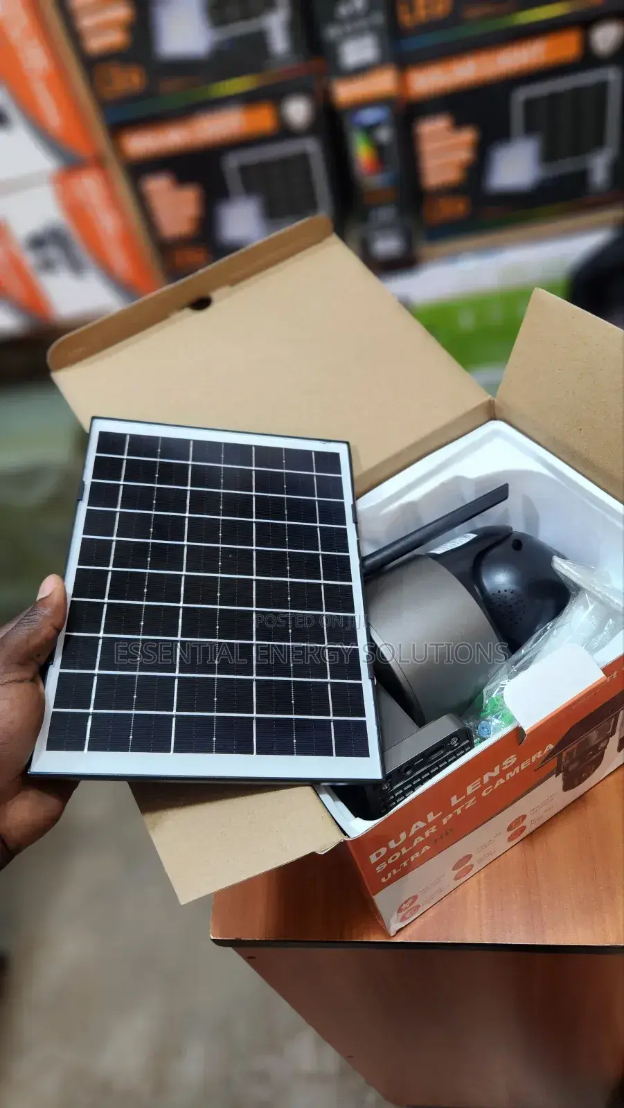 Dual Lenz Ptz Solar Camera