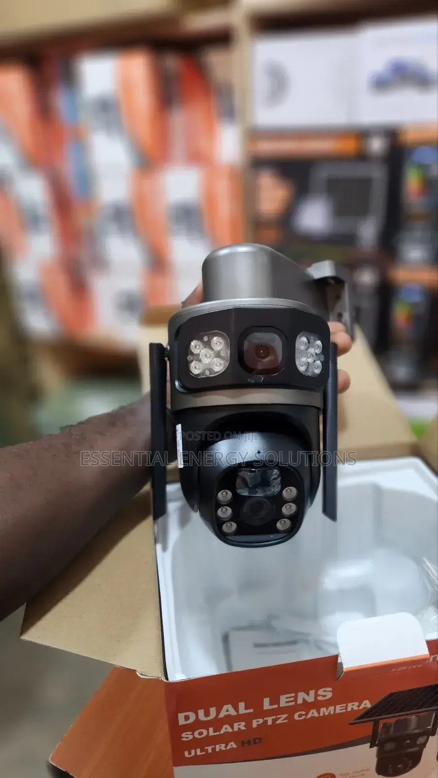 Dual Lenz Ptz Solar Camera