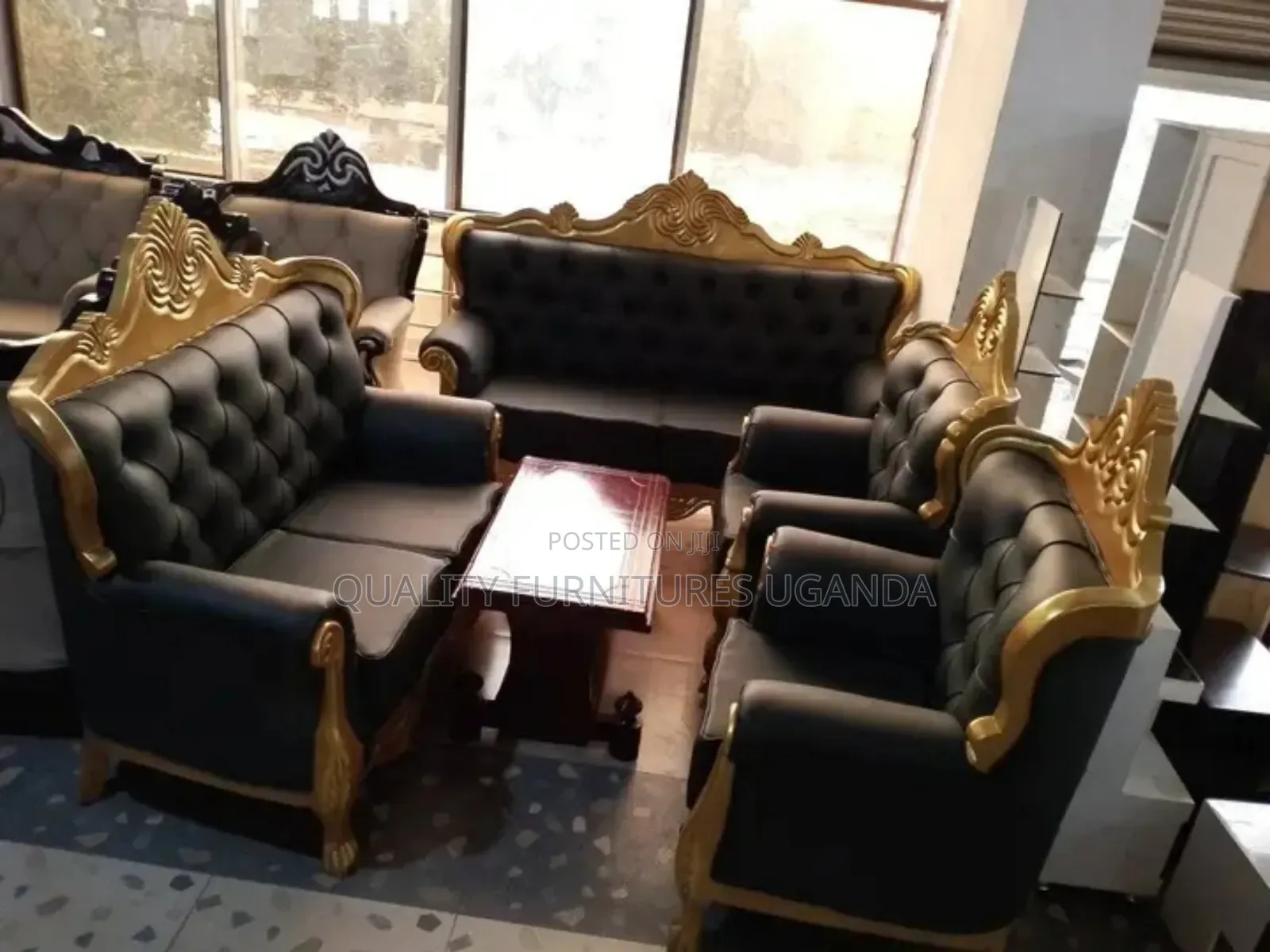 7 Seater Johnson Chesterfield Couch