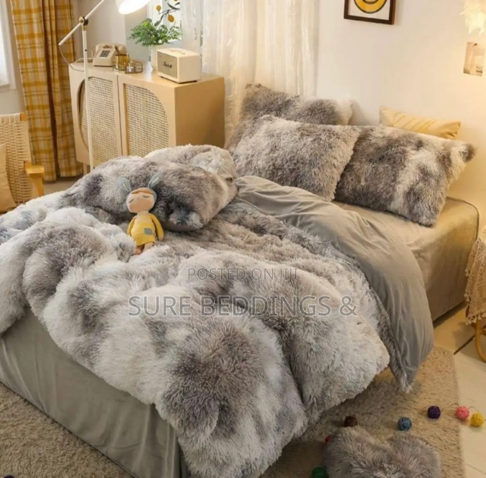 Patched Fluffy Duvet