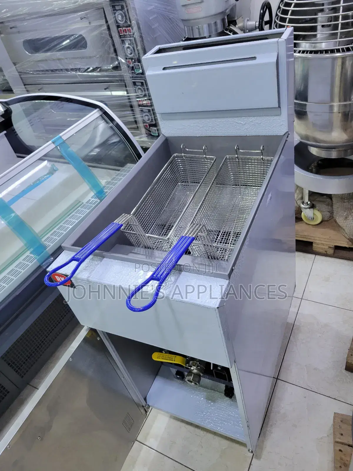 Commercial Heavy Duty Gas Deepfryer Double 25l