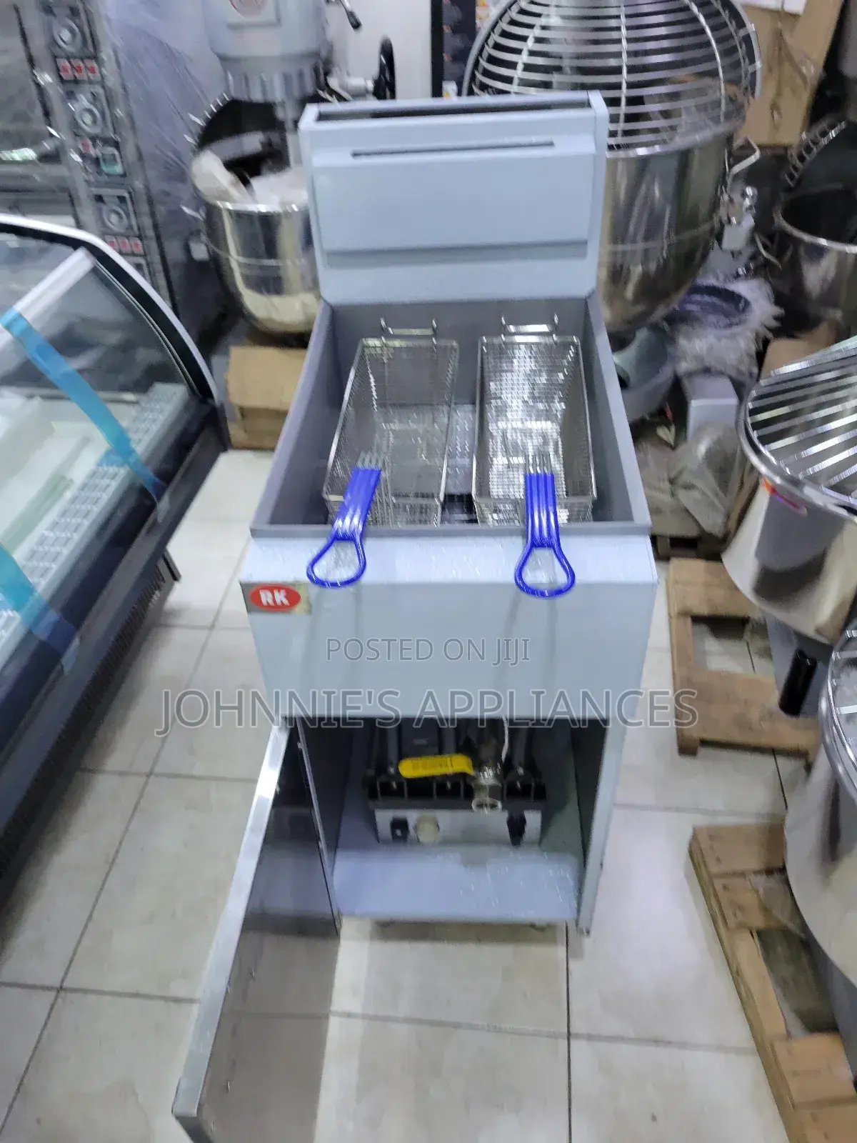 Commercial Heavy Duty Gas Deepfryer Double 25l