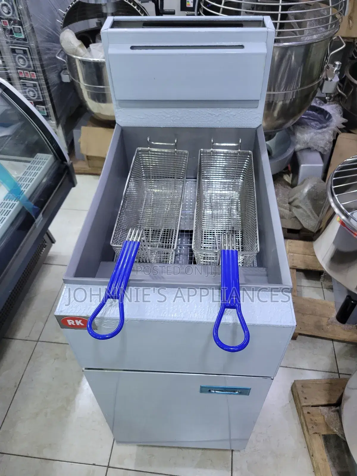 Commercial Heavy Duty Gas Deepfryer Double 25l