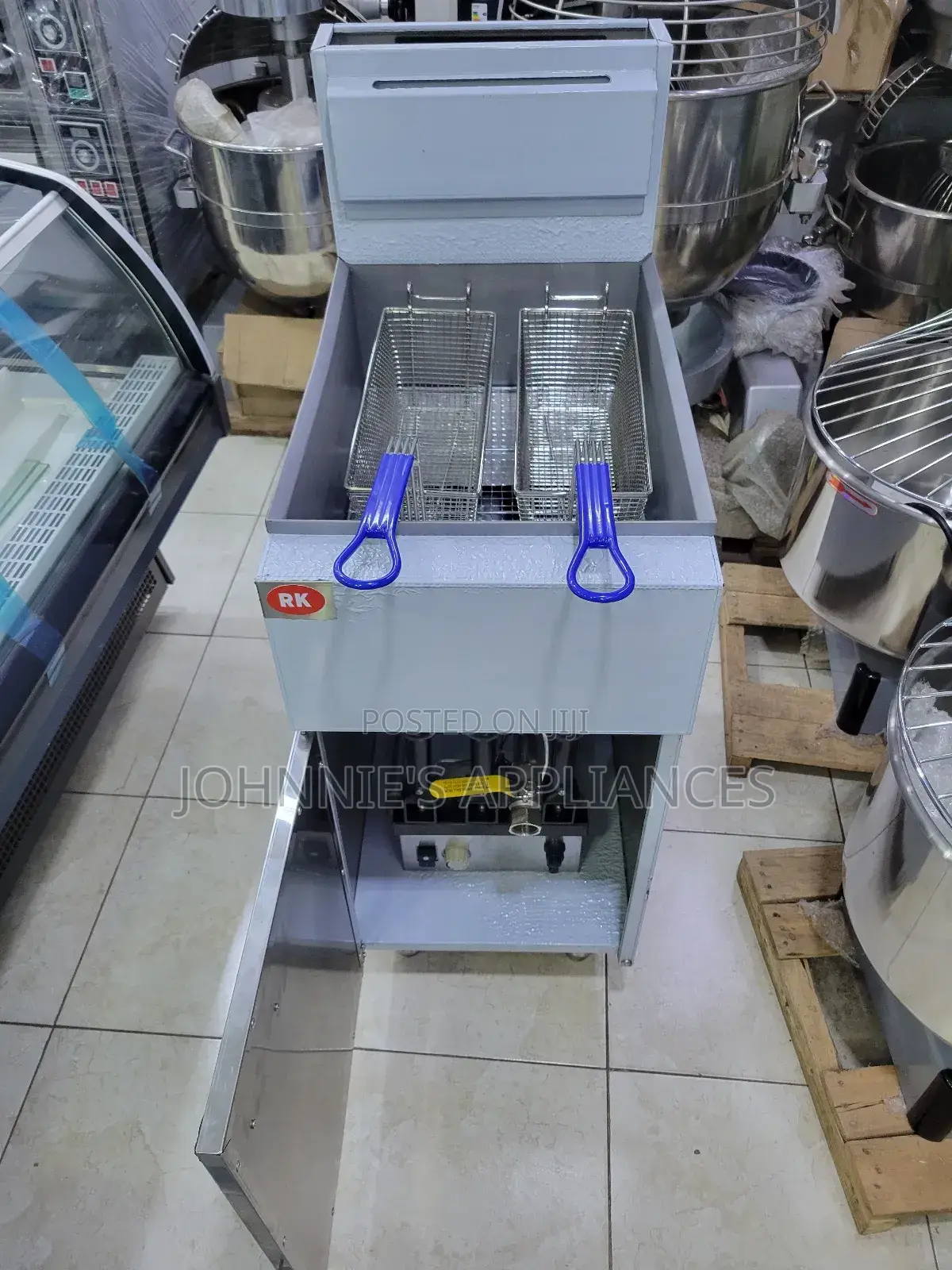 Commercial Heavy Duty Gas Deepfryer Double 25l