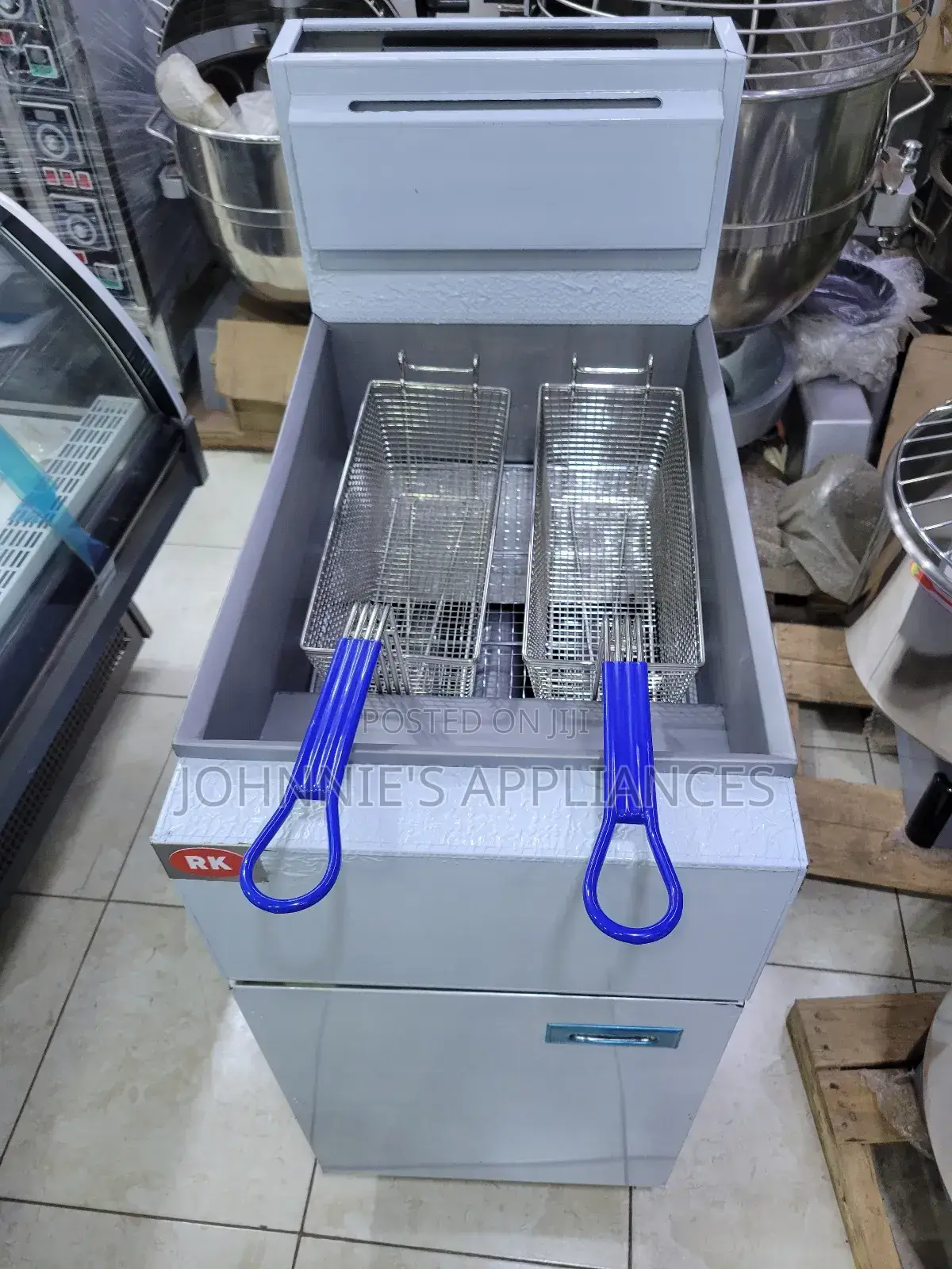 Commercial Heavy Duty Gas Deepfryer Double 25l