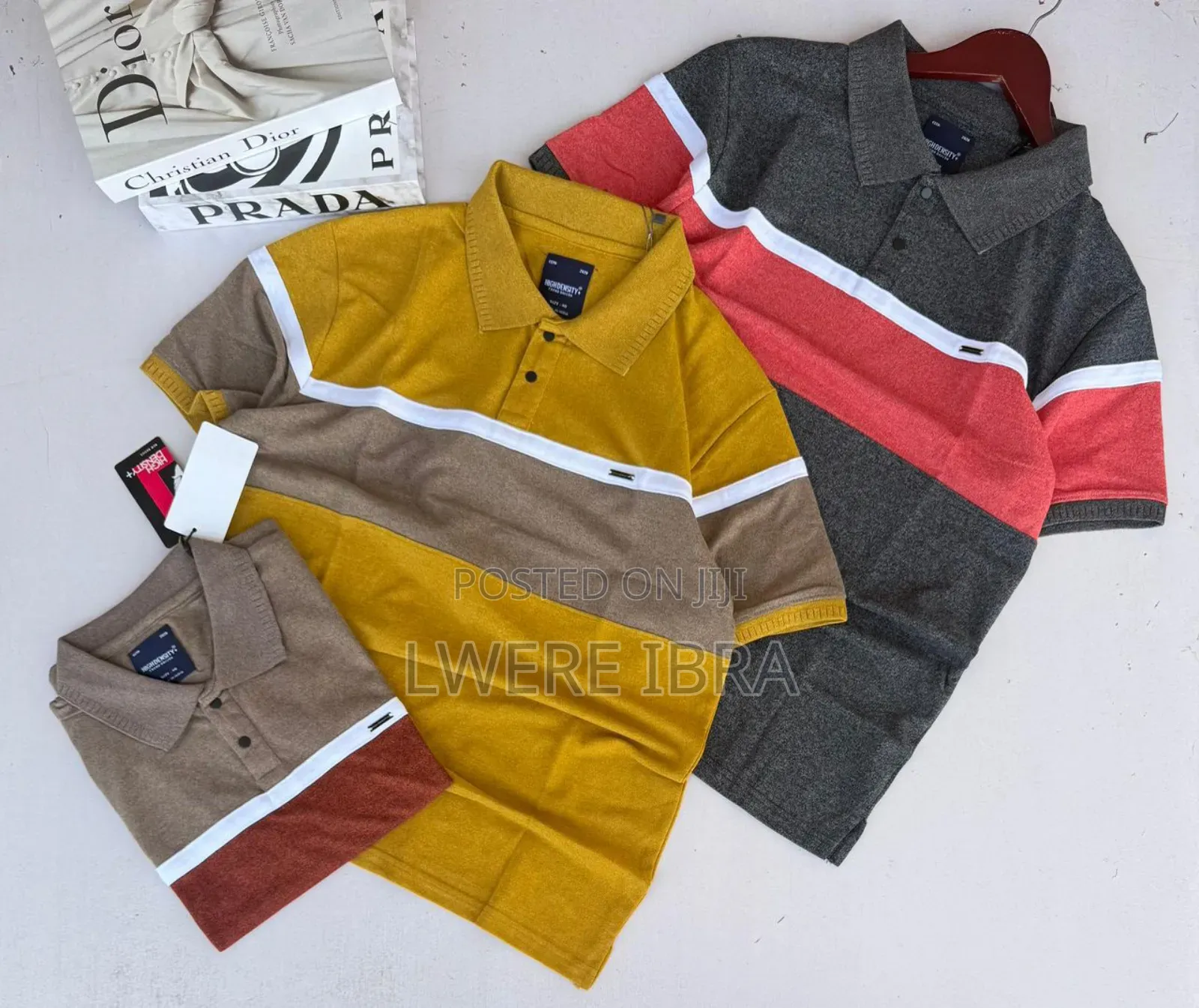 Colored Collar T-Shirts for Men
