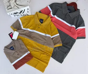 Colored Collar T-Shirts for Men