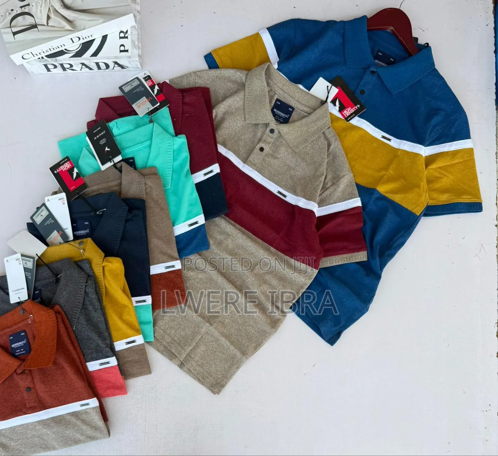 Colored Collar T-Shirts for Men