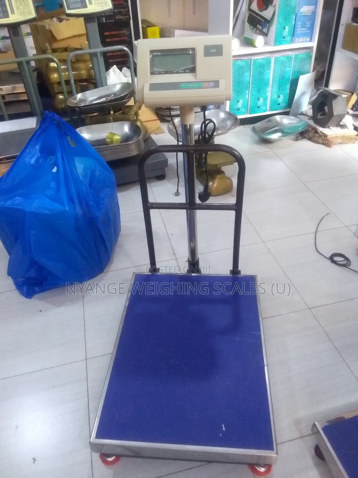 Digital Platform Weighing Scales 300kg Farm , Food Weighing Scale