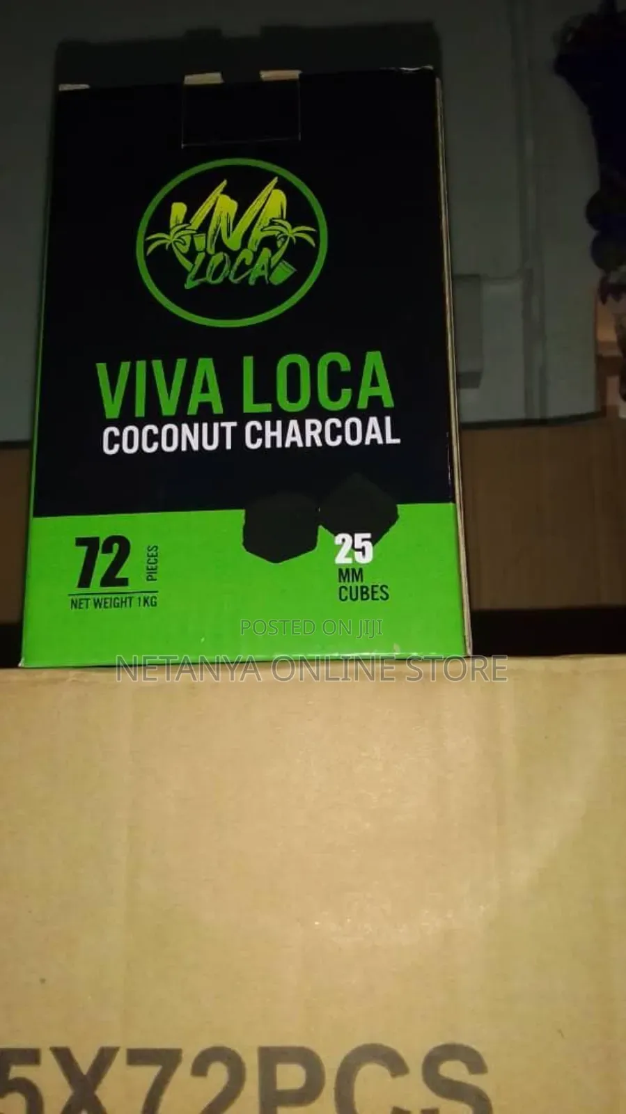 Coconut Charcoal Cubes 72pcs