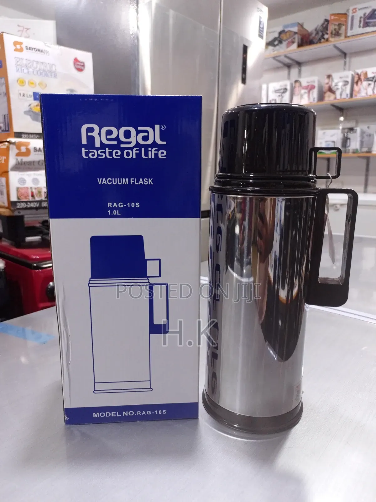 Regal Taste of Life Vacuum Flask, Model Rag-10s, With a 1.0l Capacity.