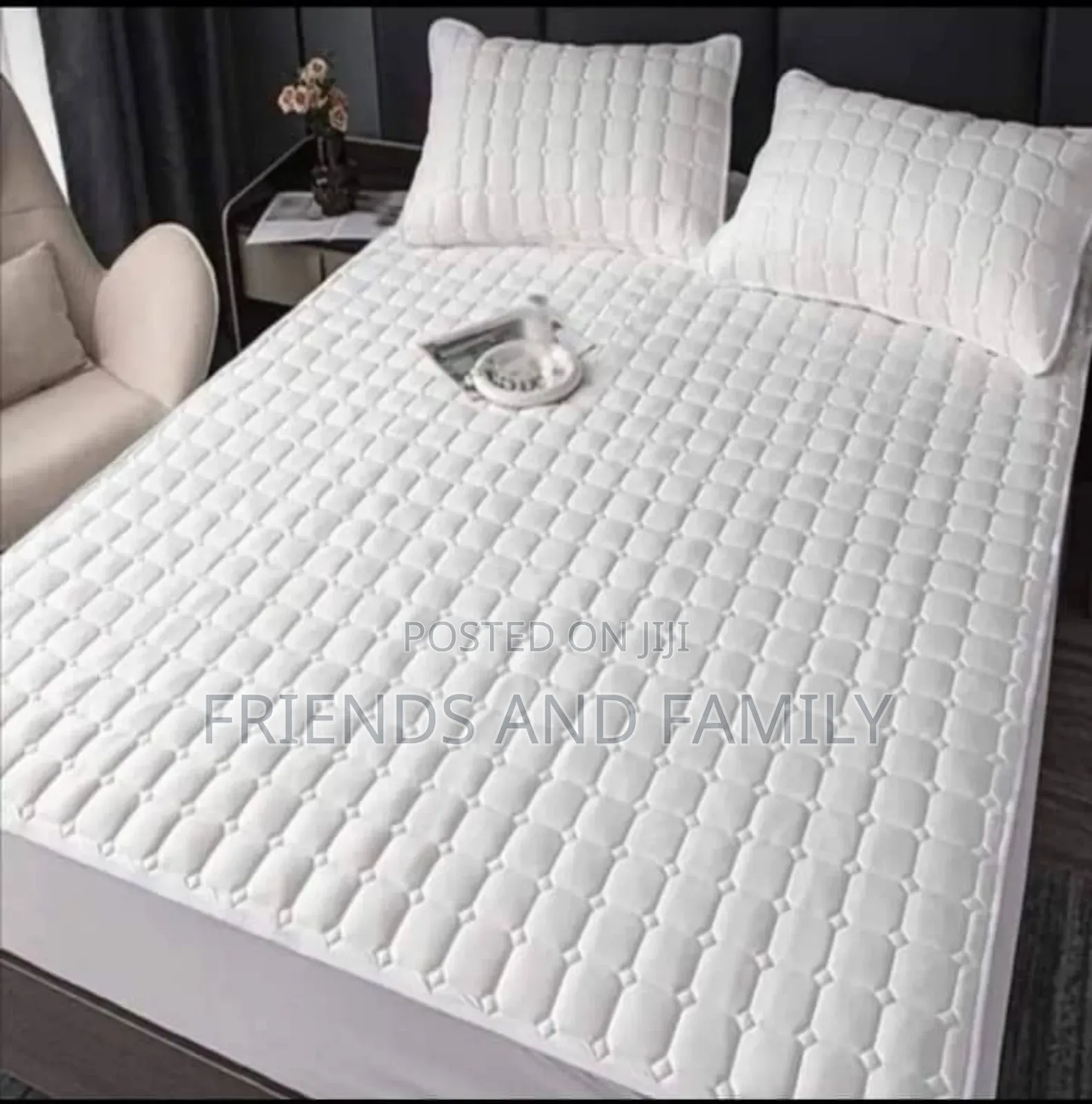 Mattress With Mattress Protector 6*6*6.