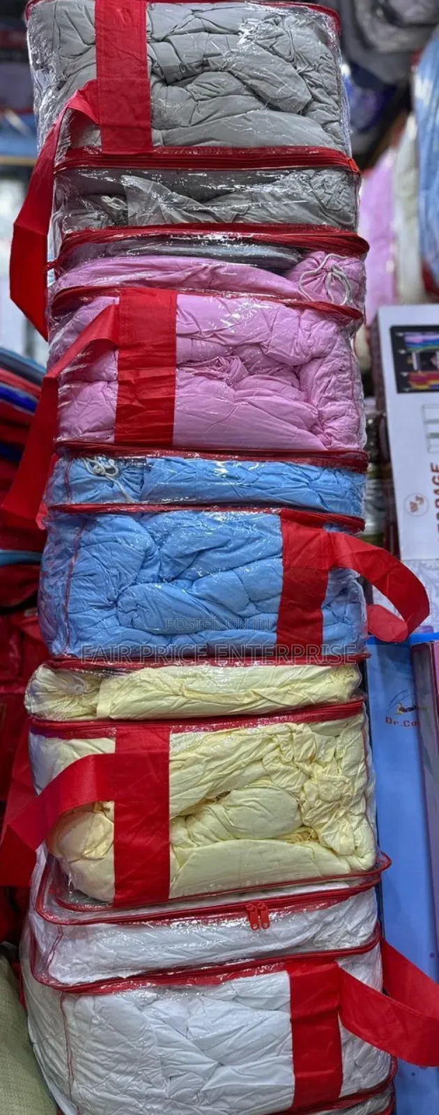 10pcs in 1 Sets Bedcover 6x6 ( Plain Colors)