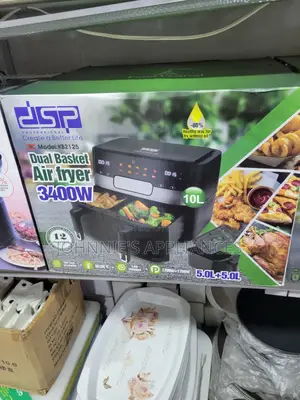 DSP Dual Basket Airfryer 5+5=10l