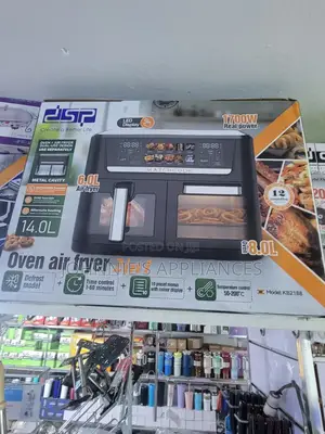 DSP 2in1 Electric Oven and Airfryer Defrost Model 8l
