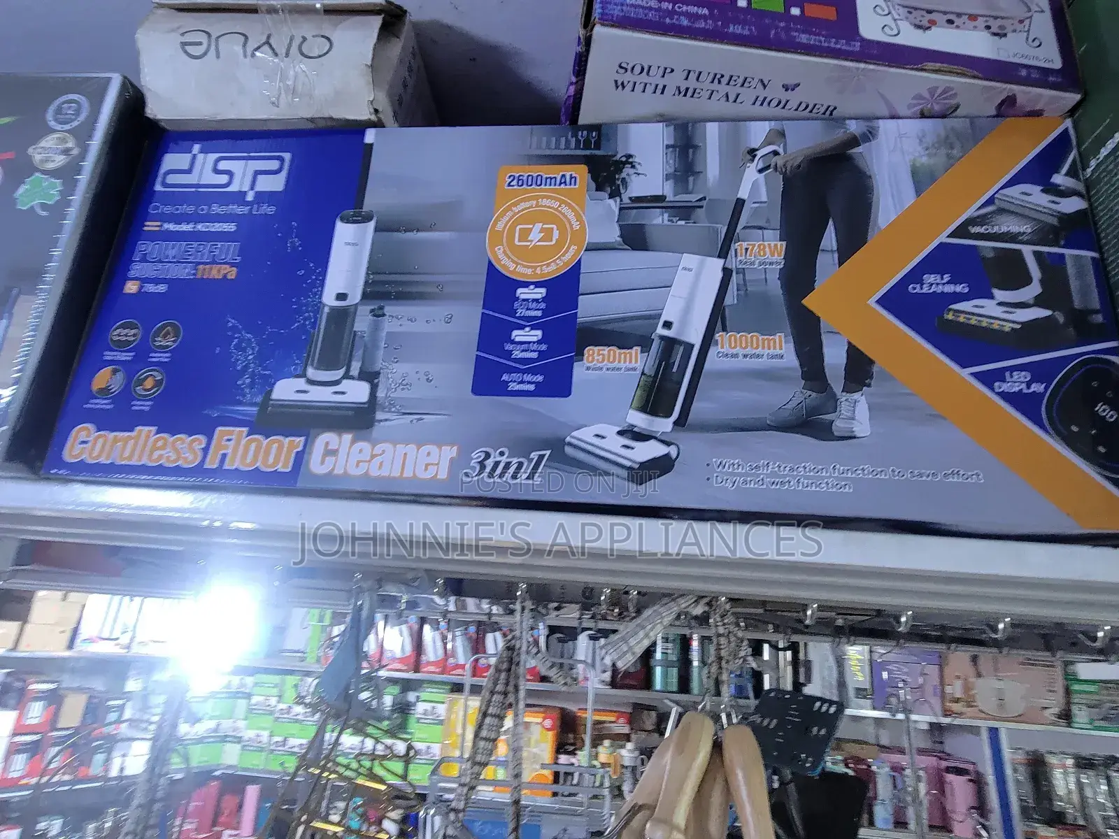 DSP 3in1 Cordless Floor Cleaner Led Display