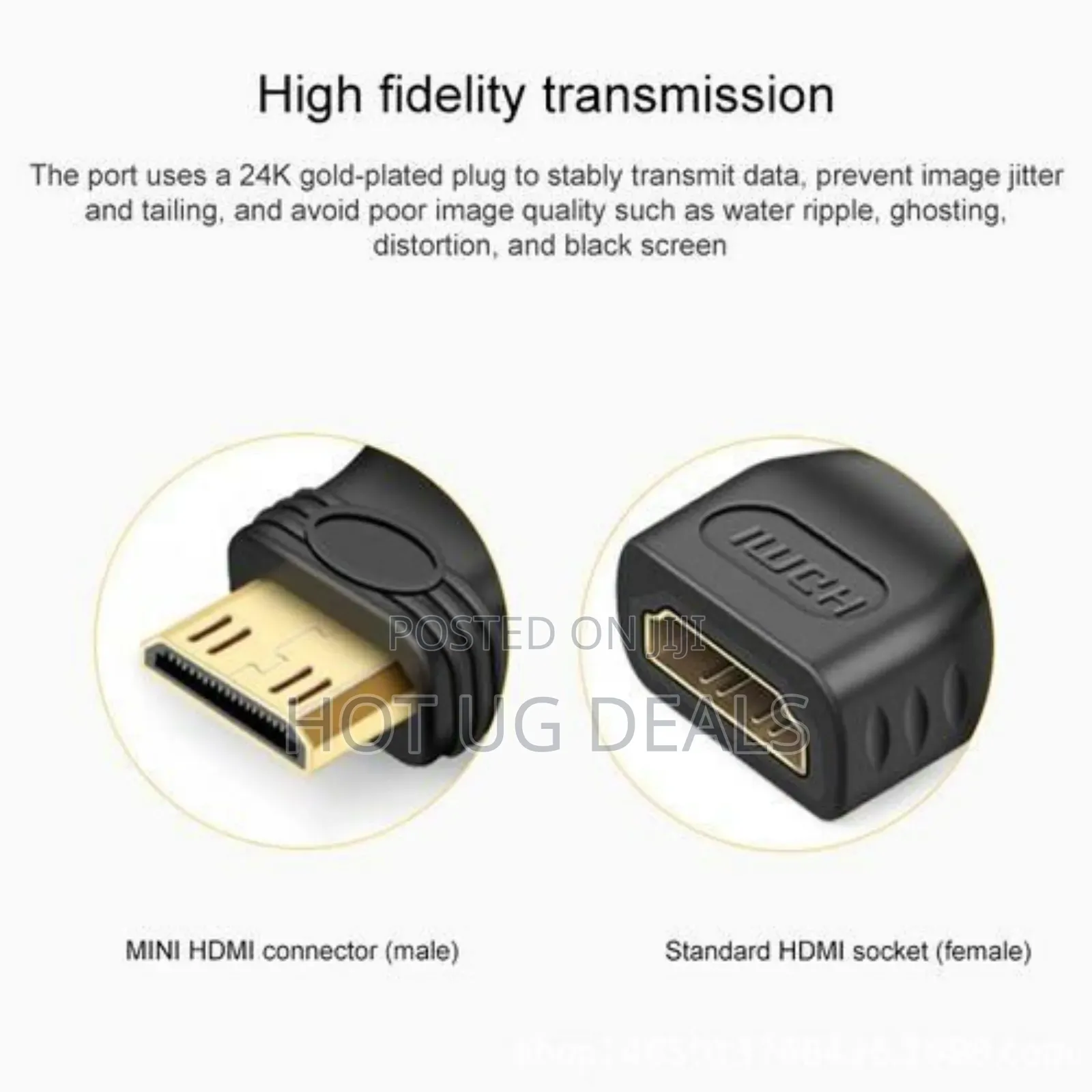 Mini Hdmi Male To Hdmi 19 Pin Female Adapter