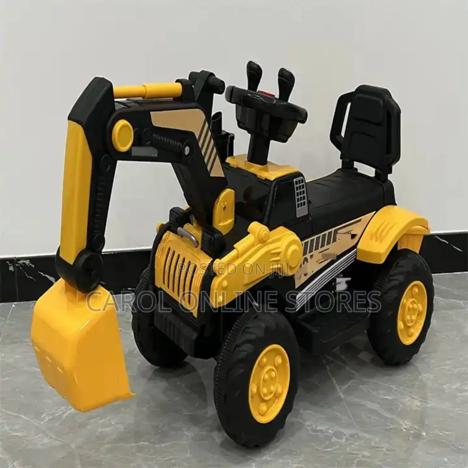 Kids Electric Toy Excavator With Tractor Base