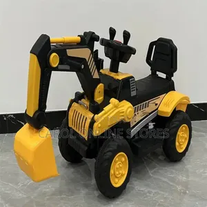 Kids Electric Toy Excavator With Tractor Base