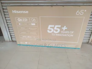 65 Qled Hisense Smart Flat Screen Flameless.