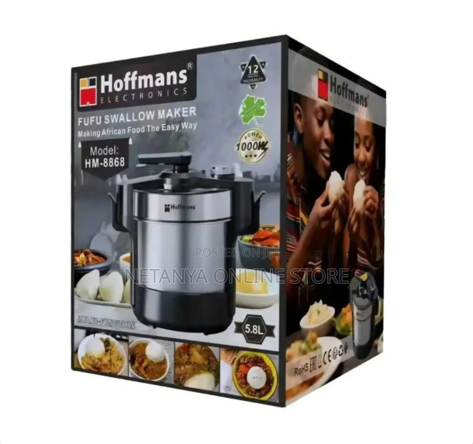 Hoffmans Multifunctional Fufu Swallow and Ugali Maker