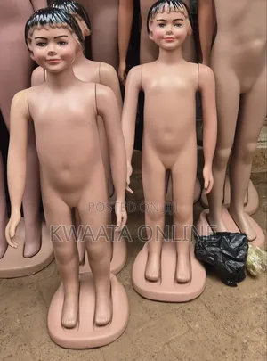 Kids Straight Full Body Mannequin Dummy (Skin Colour, 3.5 Ft) 1 Piece